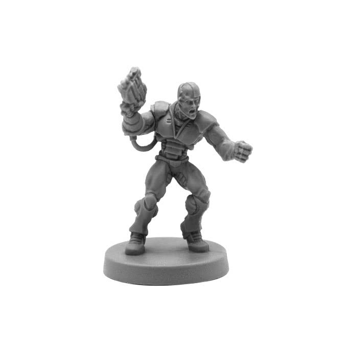 Reaper Miniatures Keryx Cyborg Assassin Miniature 25mm Heroic Scale Bones Black