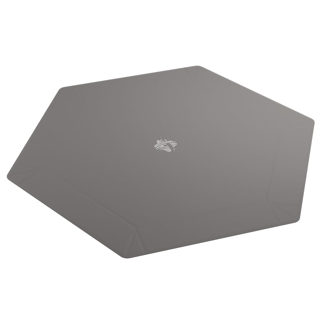 Magnetic Dice Tray Hexagonal Black/Gray