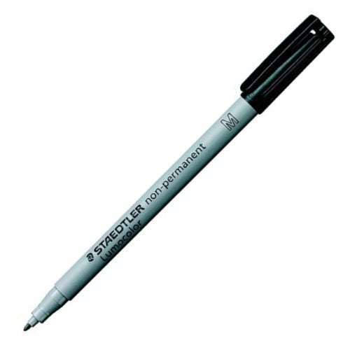Staedtler Lumocolor Marker Pen Non-Permanent Medium 0.8mm Line Black Ref 315-9 - 1 Item
