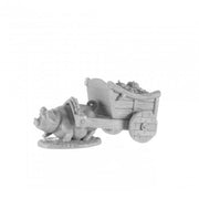 Reaper Miniatures Pig and Cart Miniature 25mm Heroic Scale Figure Dark Heaven Bones