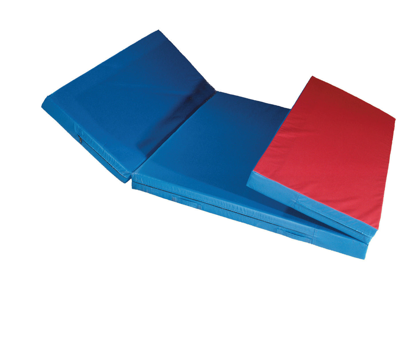 Cando Thick Gym Mat - Fold N Half - 6' X 12' - 4" Thick, Color Royal