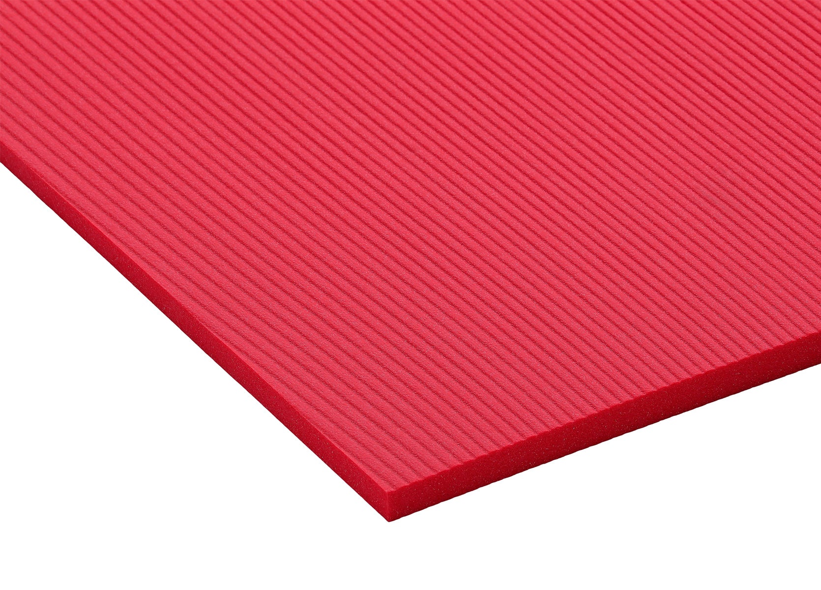 Airex Exercise Mat, Atlas, 79" x 49" x 0.6", Red, Case of 10