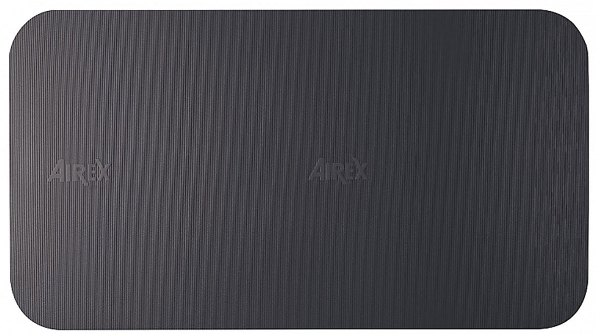 Airex Exercise Mat, Corona 185, 72" x 39" x 0.6", Charcoal, Case of 10