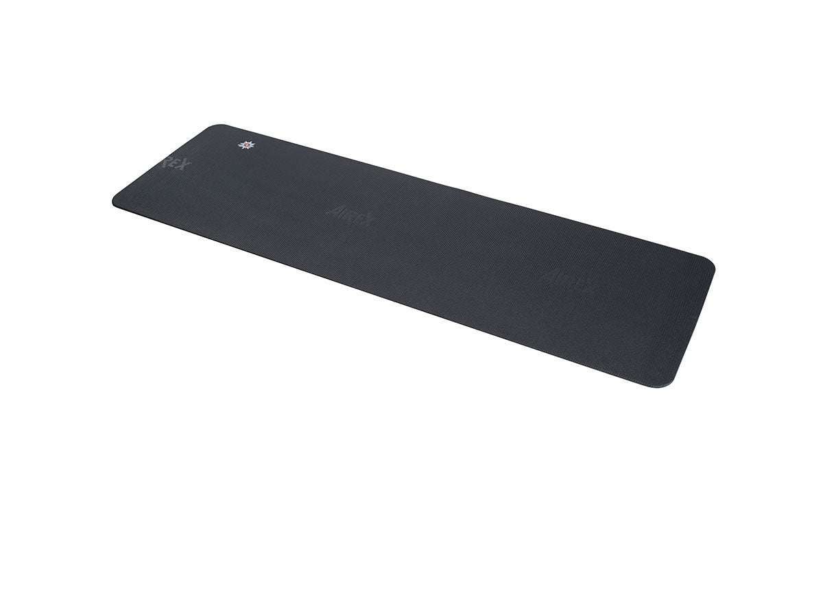 Airex Exercise Mat, Xtrema 180, 70" x 23" x 0.2", Black, Case of 15