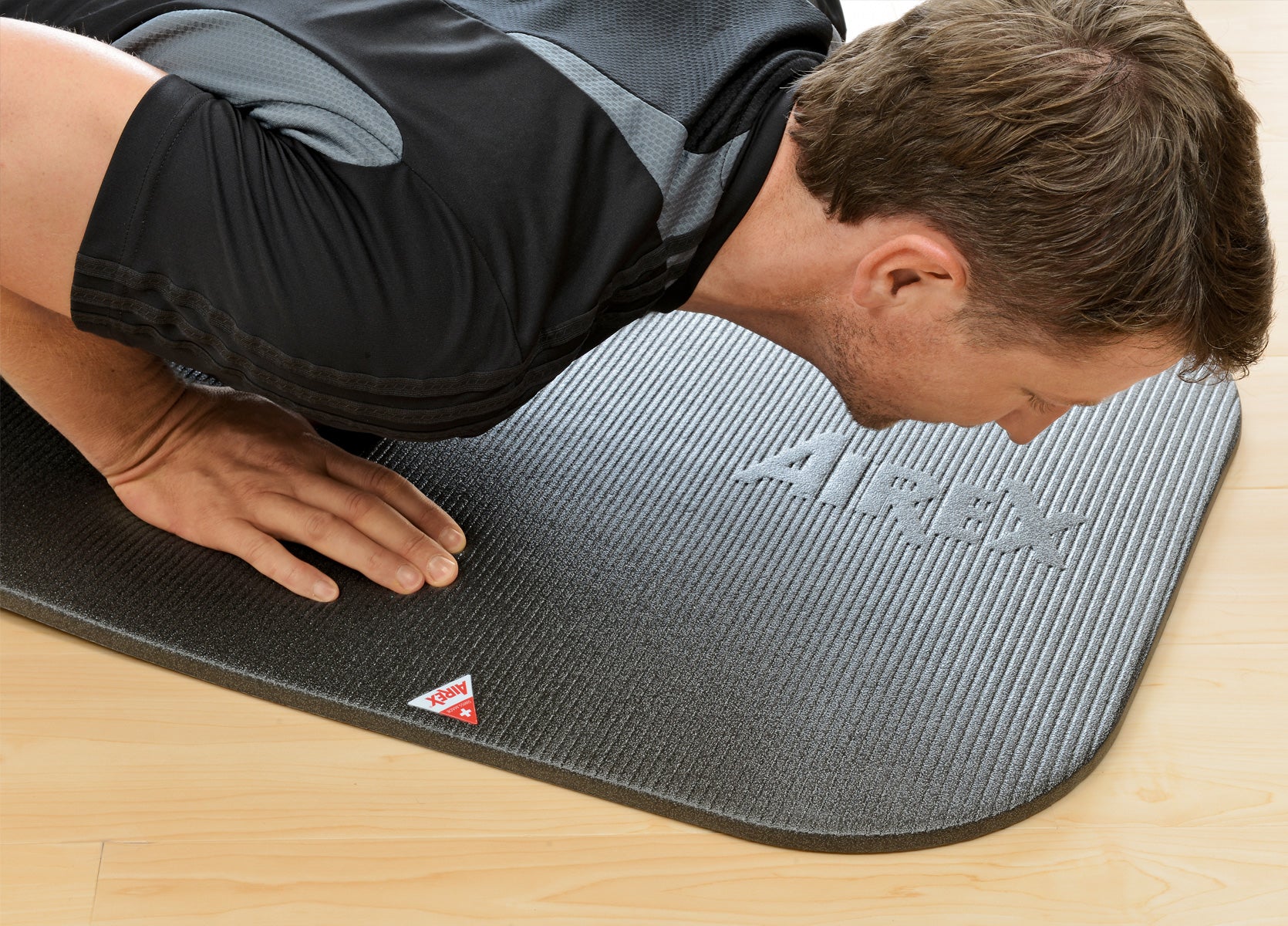 Airex Exercise Mat, Coronella 200, 79" x 23" x 0.6", Charcoal, Case of 10