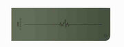 Airex Exercise Mat, Heartbeat, 72" x 24" x 0.16", Olive, Case of 6