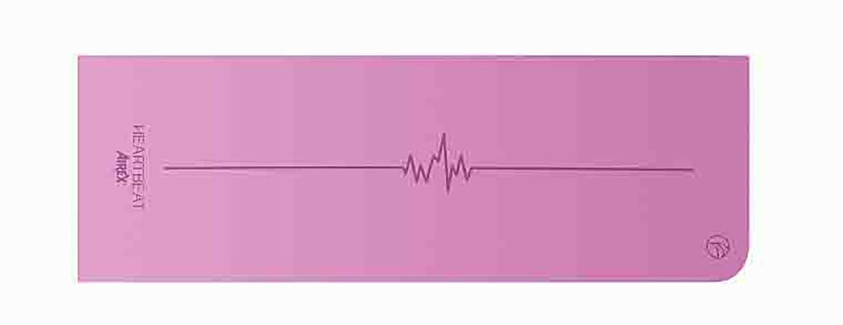 Airex Exercise Mat, Heartbeat, 72" x 24" x 0.16", Pink, Case of 6