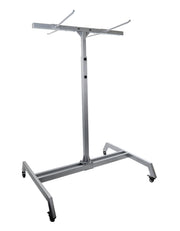 Mat Floor Rack With Casters - Holds 30 Mats