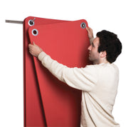 Cando Wall Mat Hanger, 43" L X 8" H X 16" D, 10 Capacity