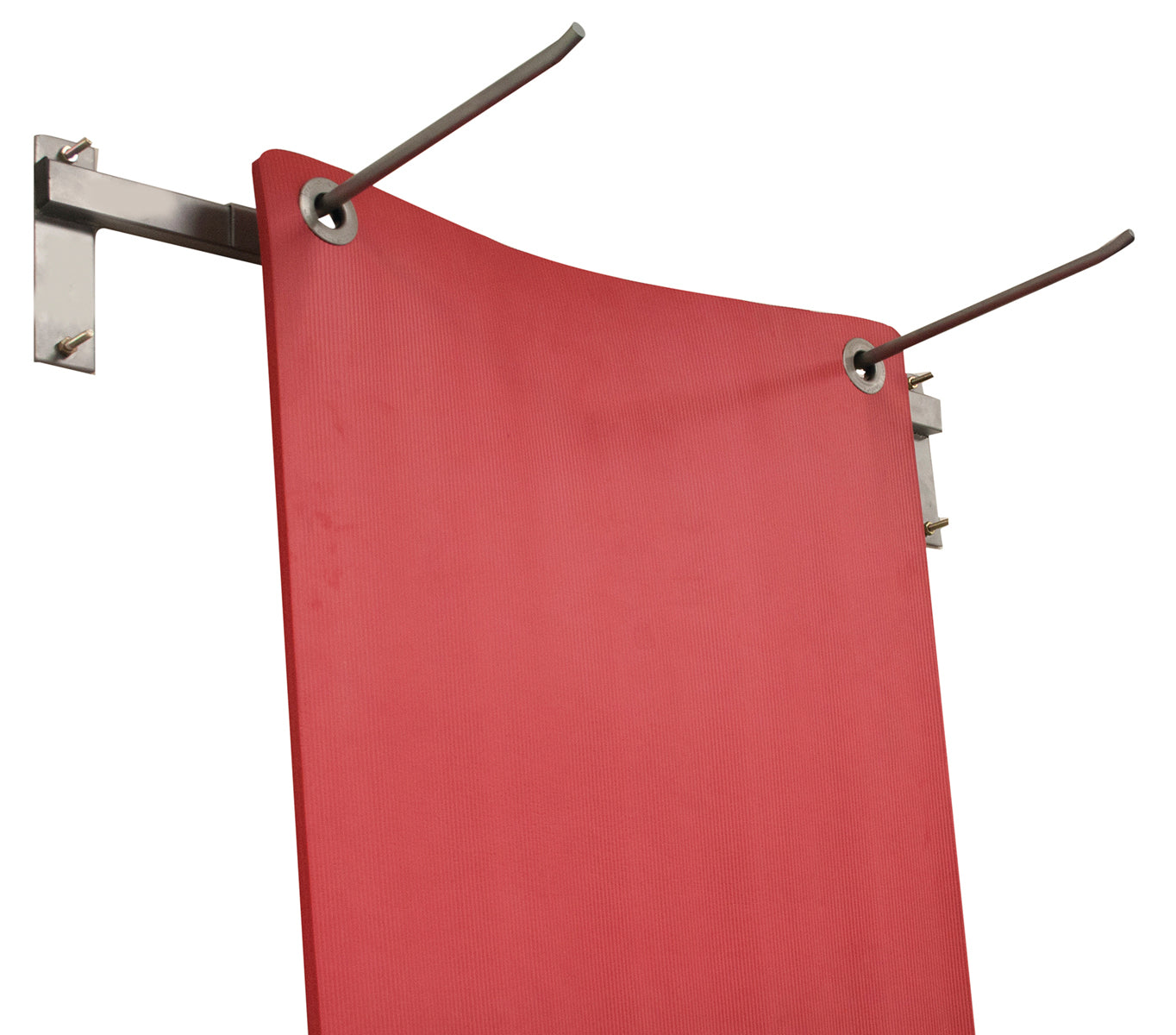 Cando Wall Mat Hanger, 43" L X 8" H X 16" D, 10 Capacity