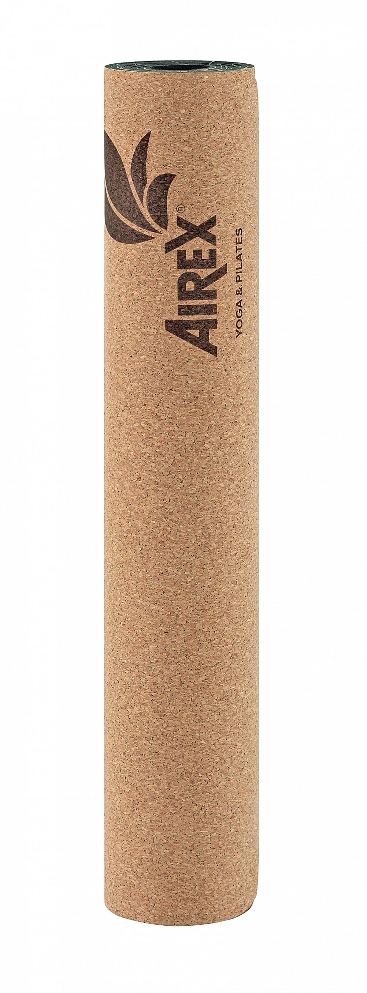 Airex Exercise Mat, Yoga ECO Cork, 72" x 24" x 0.16", Natural Cork