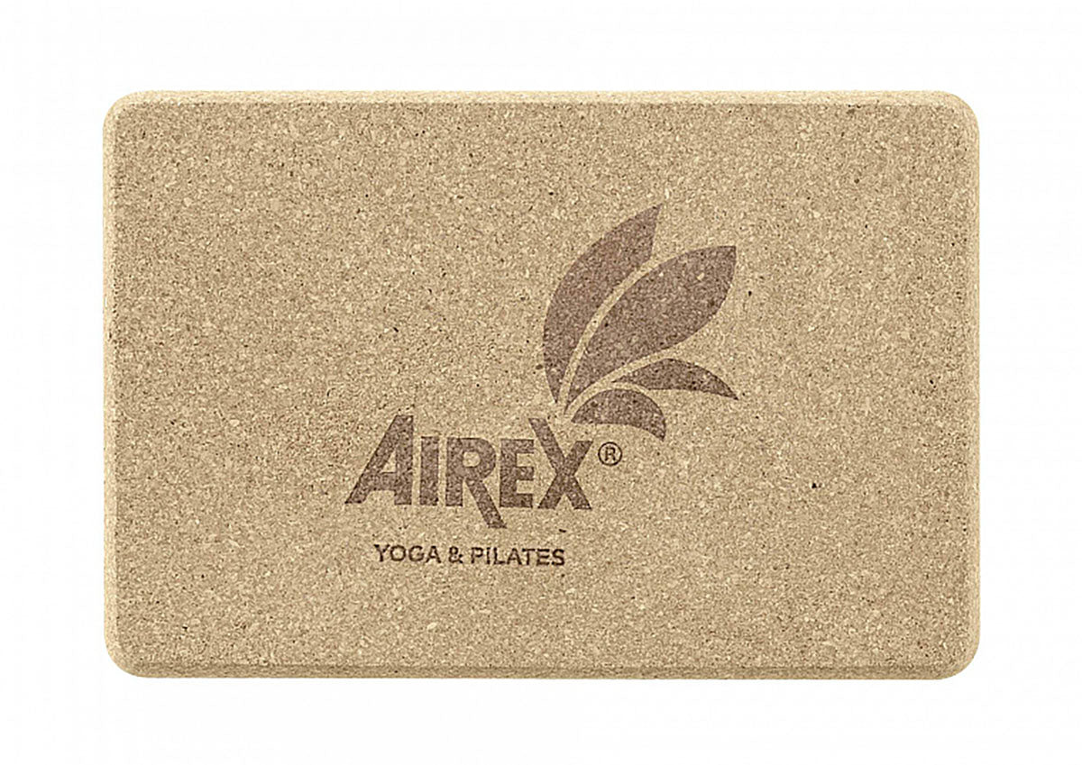 Airex, Yoga ECO Block, 6" x 9", Natural Cork