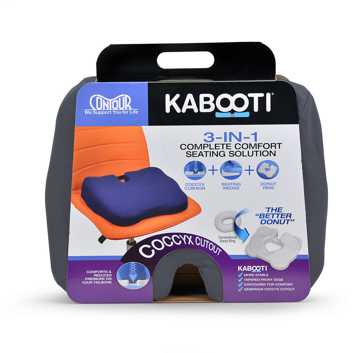 Kabooti Seat Cushion, Gray