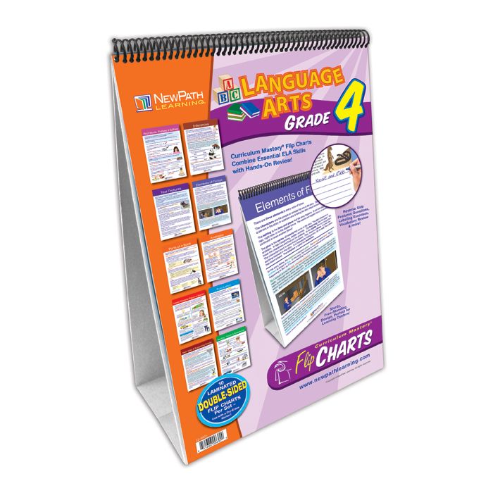 Grade 4 Language Arts Flip Chart Set