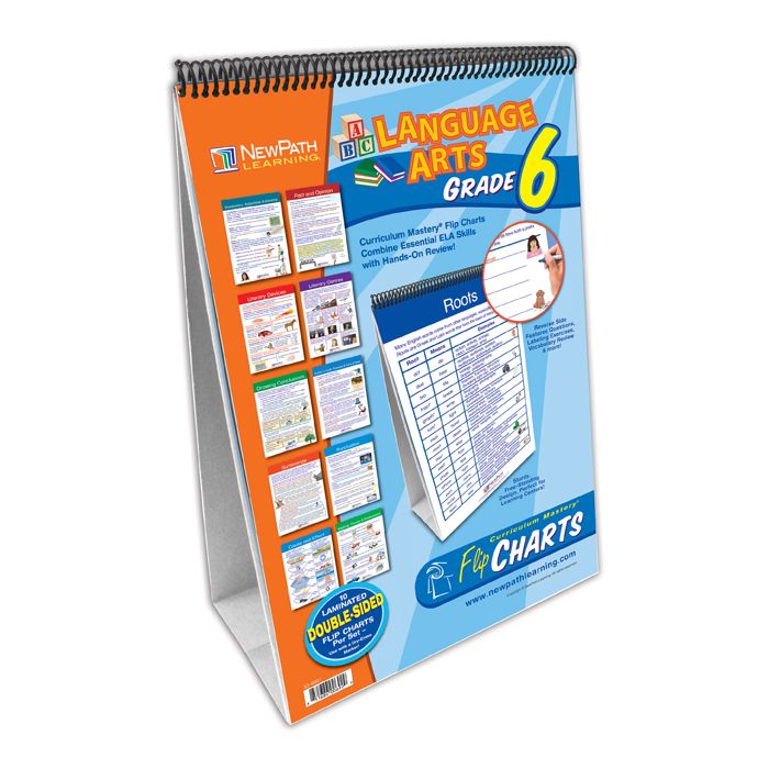 Grade 6 Language Arts Flip Chart Set