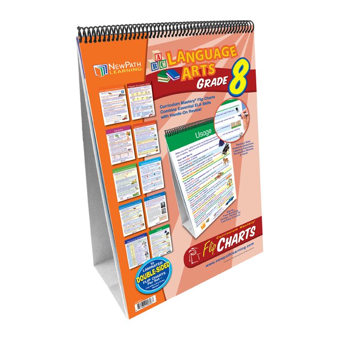 Grade 8 Language Arts Flip Charts Set