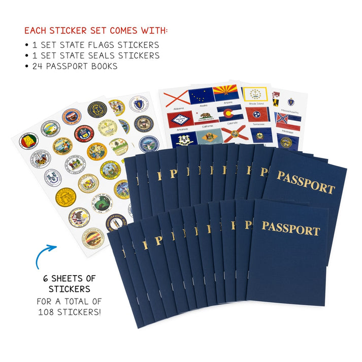 8 Sets - 24 Sheets, 432 Stickers