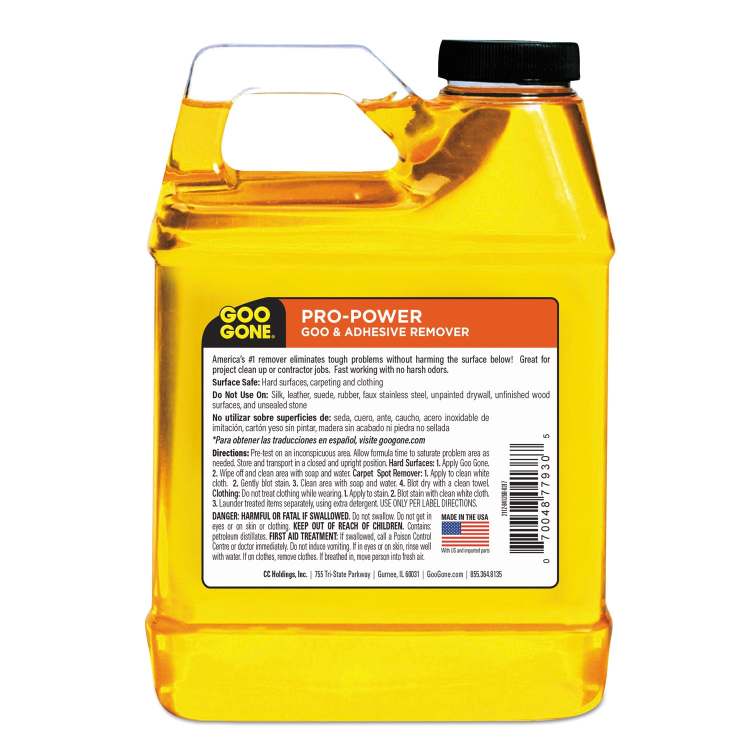 Pro-Power Cleaner, Citrus Scent, 1 Qt Bottle, 6/carton