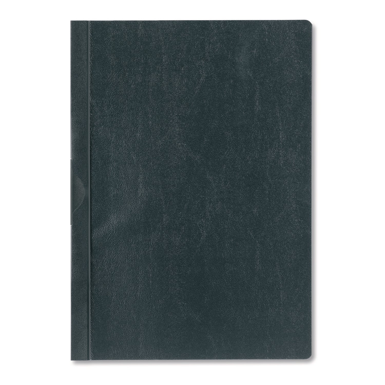 DURABLE DURACLIP Letter Report Cover - 8 1/2" x 11" - 30 Sheets Capacity - Vinyl, Steel - Black - 1 Each