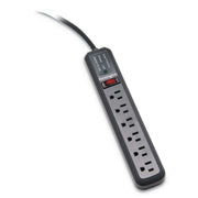 Notebook, Television, Printer - Black - 6 x AC Power - 540 J - 15 ft