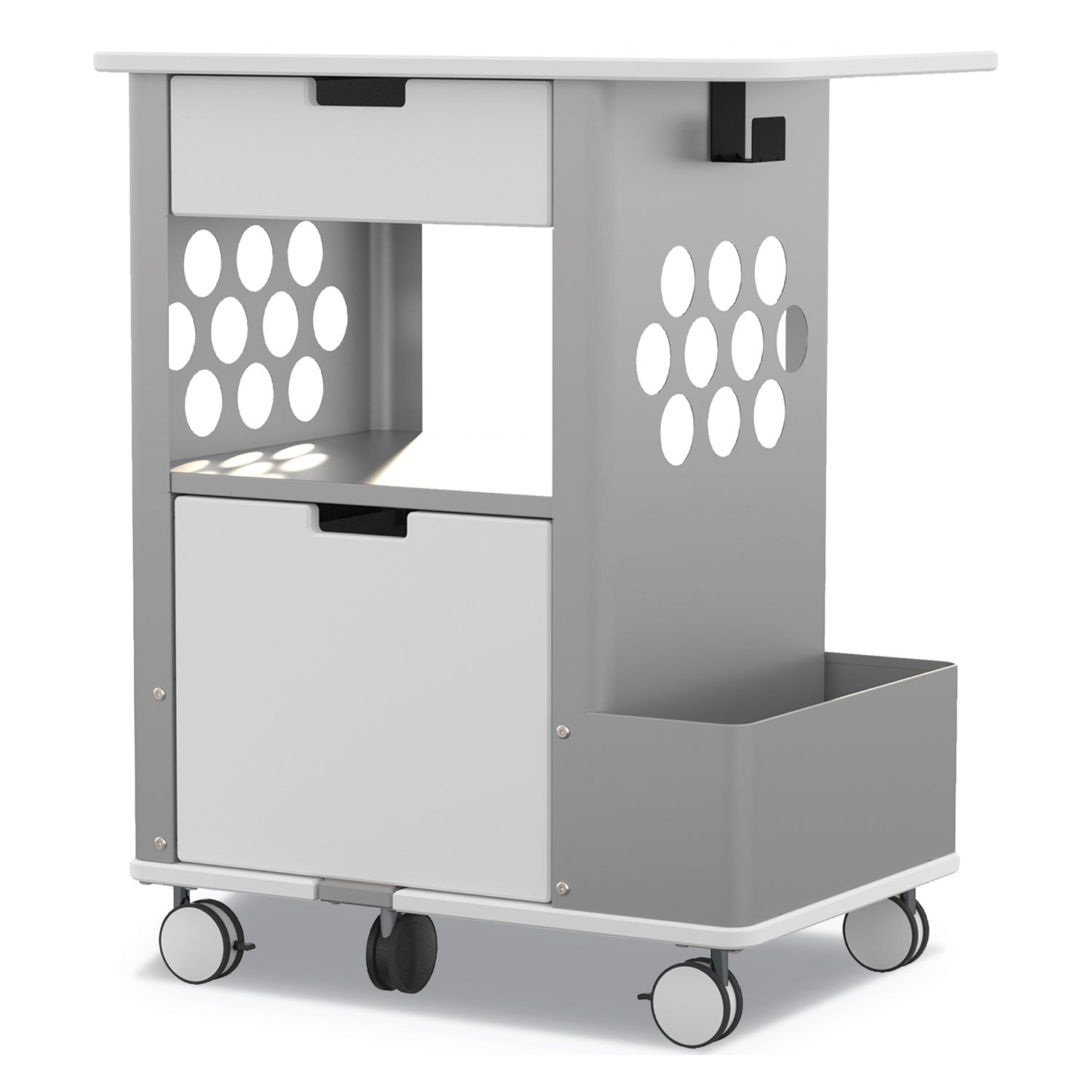 Focal Mobile Strage Cart Wht