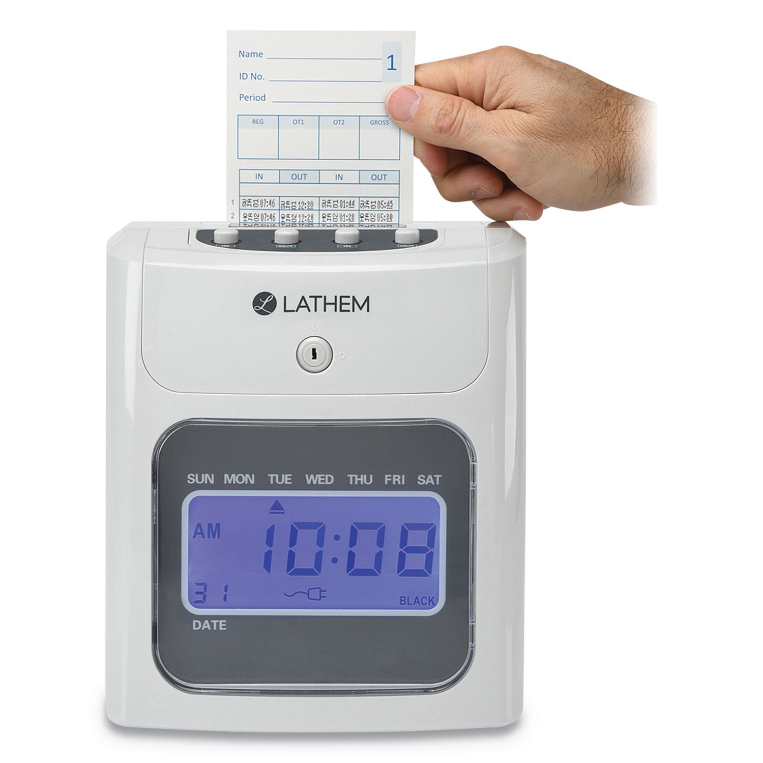 Card Punch/Stamp - Month, Date, Week, Time, Bi-weekly, Semi-monthly, Month Record Time