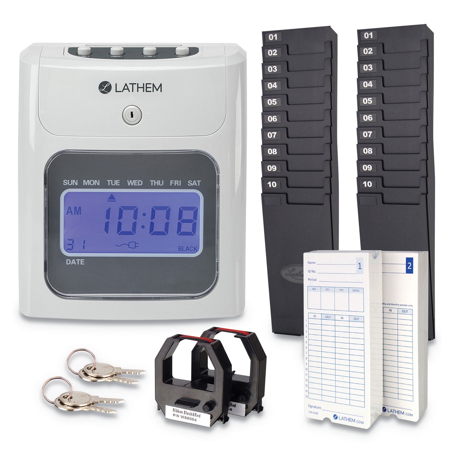 Card Punch/Stamp - Month, Date, Week, Time, Bi-weekly, Semi-monthly, Month Record Time