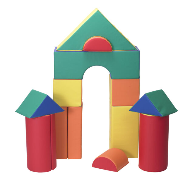 12" Module Blocks - Set of 14 (Set B) - Rainbow