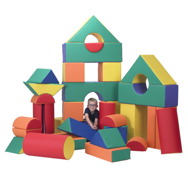 12" Module Blocks - Set of 35 (Set A and B) - Rainbow