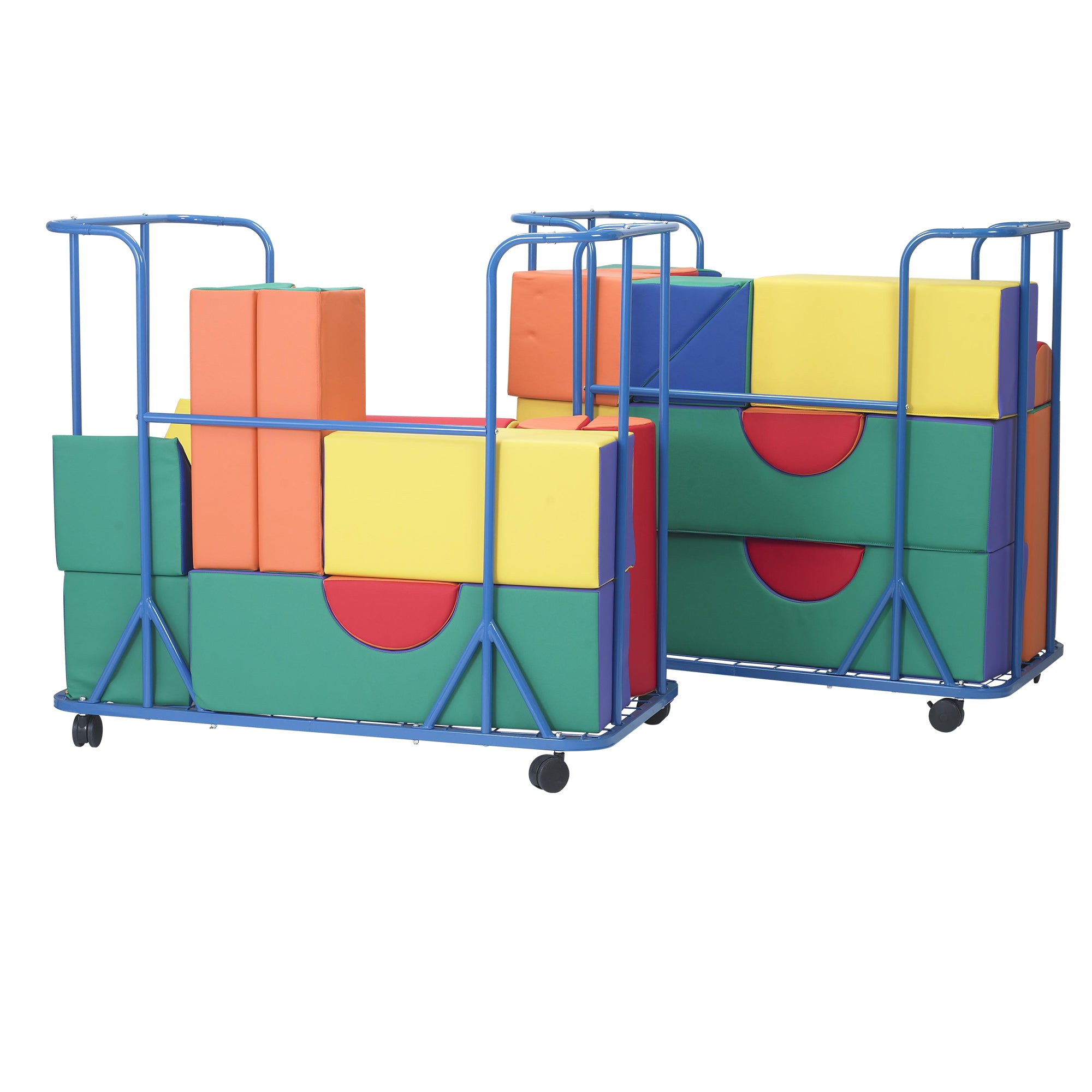 12" Module Blocks - Set of 35 (Set A and B) - Rainbow