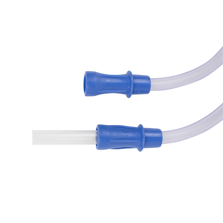 Suction Connecting Tubing w/ Male Connector, Non-Conductive, 1/4" x 20' Tube, 20/cs