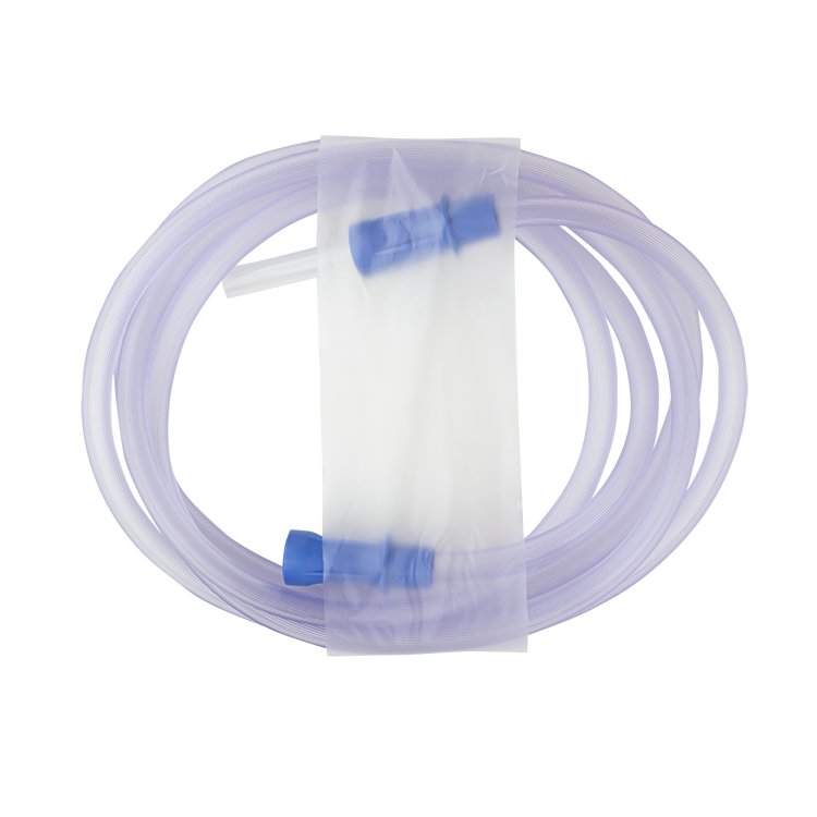 Suction Connecting Tubing w/ Male Connector, Non-Conductive, 3/16" x 6' Tube, 50/cs