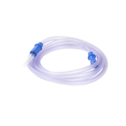Suction Connecting Tubing w/ Male Connector, Non-Conductive, 3/16" x 6' Tube, 50/cs