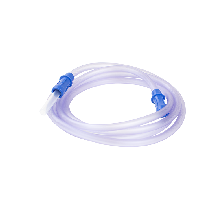Suction Connecting Tubing w/ Male Connector, Non-Conductive, 3/16" x 6' Tube, 50/cs