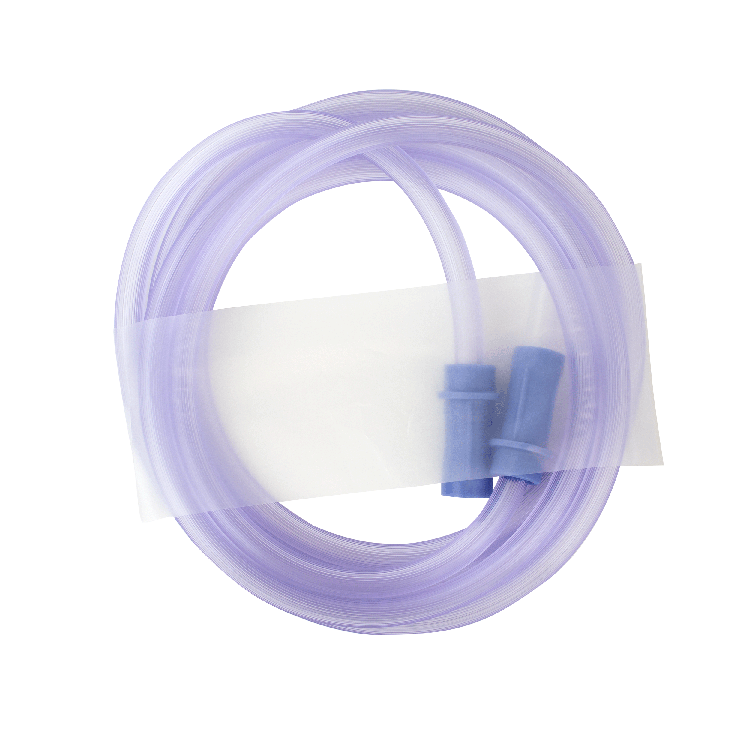 Suction Connecting Tubing w/ Male Connector, Non-Conductive,, 3/16" x 6' Tube, 50/cs