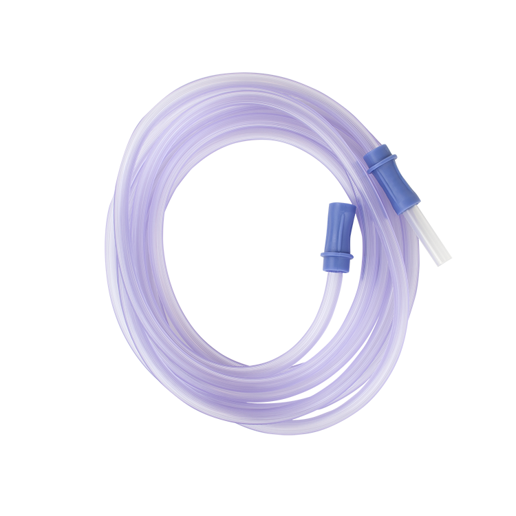 Suction Connecting Tubing w/ Male Connector, Non-Conductive,, 3/16" x 10' Tube, 50/cs