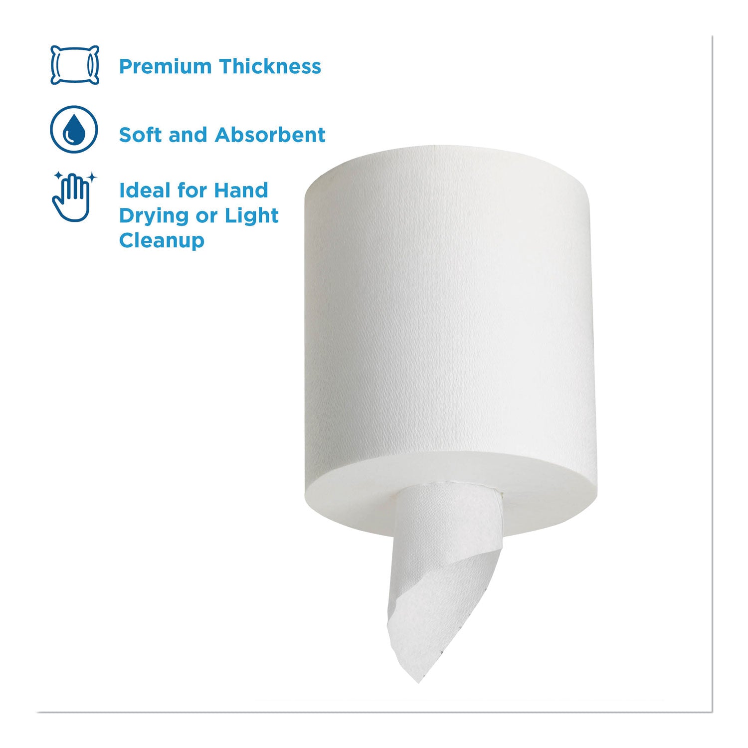 1 Ply - 15" Width x 7.80" Length - 320 Sheets/Roll - White - 6 / Carton