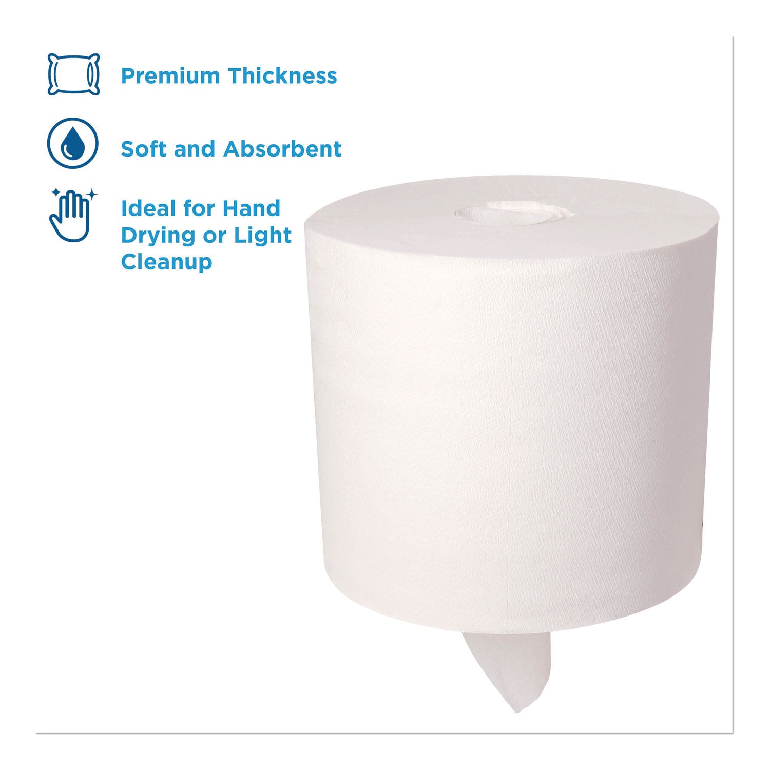 15" Width x 7.80" Length - 560 Sheets/Roll - White - Paper - 4 / Carton