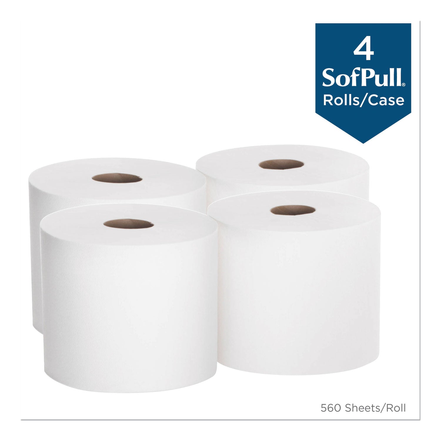 15" Width x 7.80" Length - 560 Sheets/Roll - White - Paper - 4 / Carton