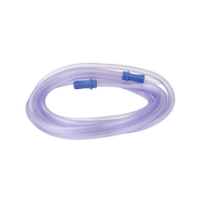 Suction Connecting Tubing w/ Male Connector, Non-Conductive,, 1/4" x 10' Tube, 50/cs