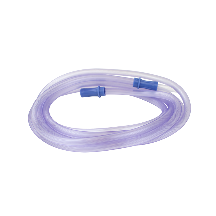 Suction Connecting Tubing w/ Male Connector, Non-Conductive,, 1/4" x 10' Tube, 50/cs