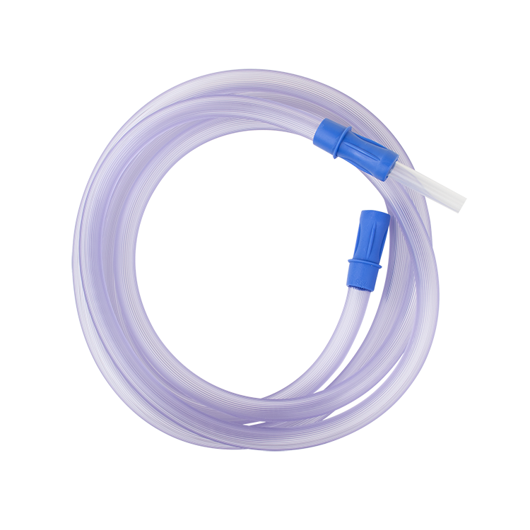 Suction Connecting Tubing w/ Male Connector, Non-Conductive, 9/32" x 6' Tube, 50/cs