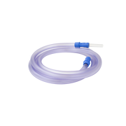 Suction Connecting Tubing w/ Male Connector, Non-Conductive, 9/32" x 6' Tube, 50/cs