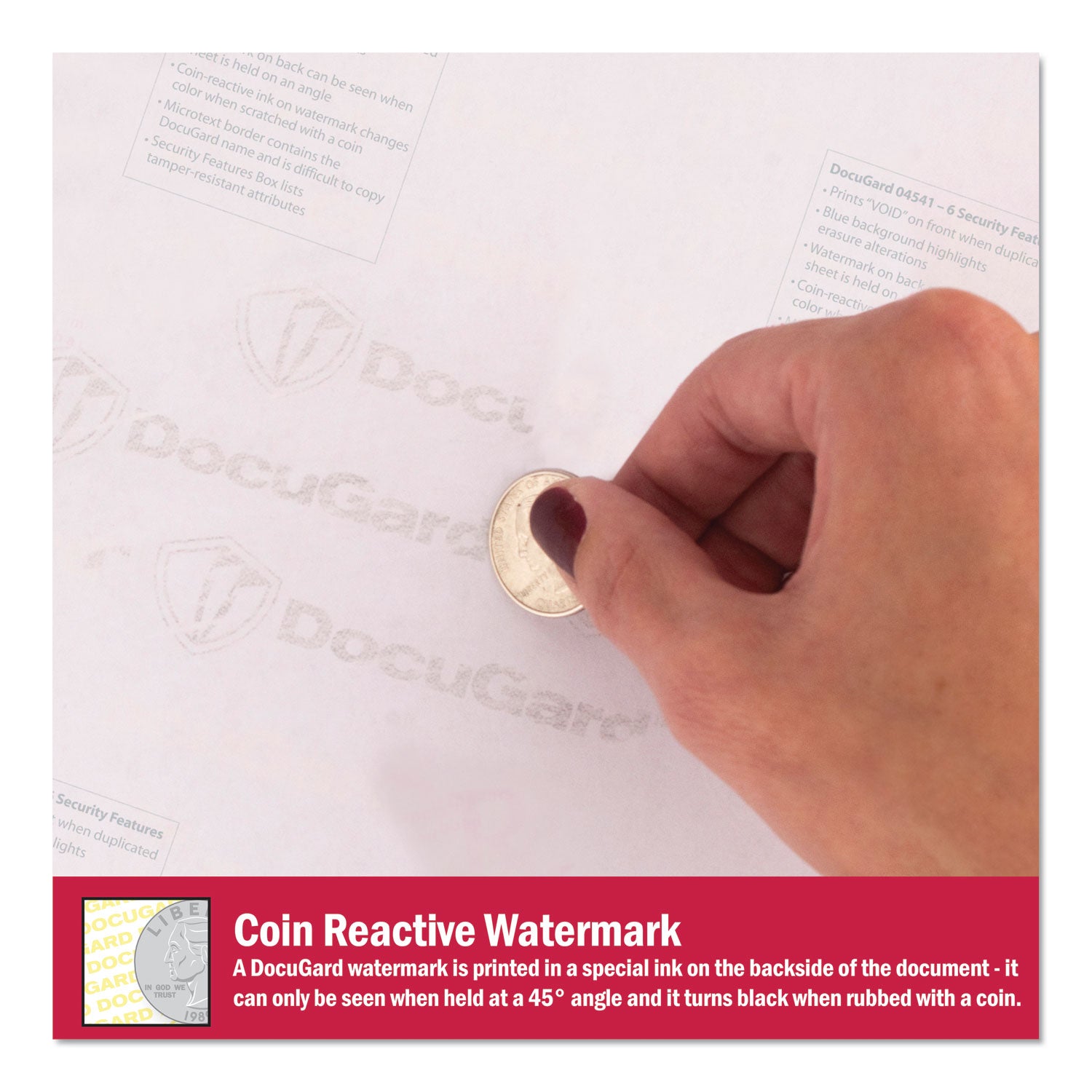 Letter - 8 1/2" x 11" - 24 lb Basis Weight - Tamper Resistant, CMS Approved - Blue - 500 / Ream