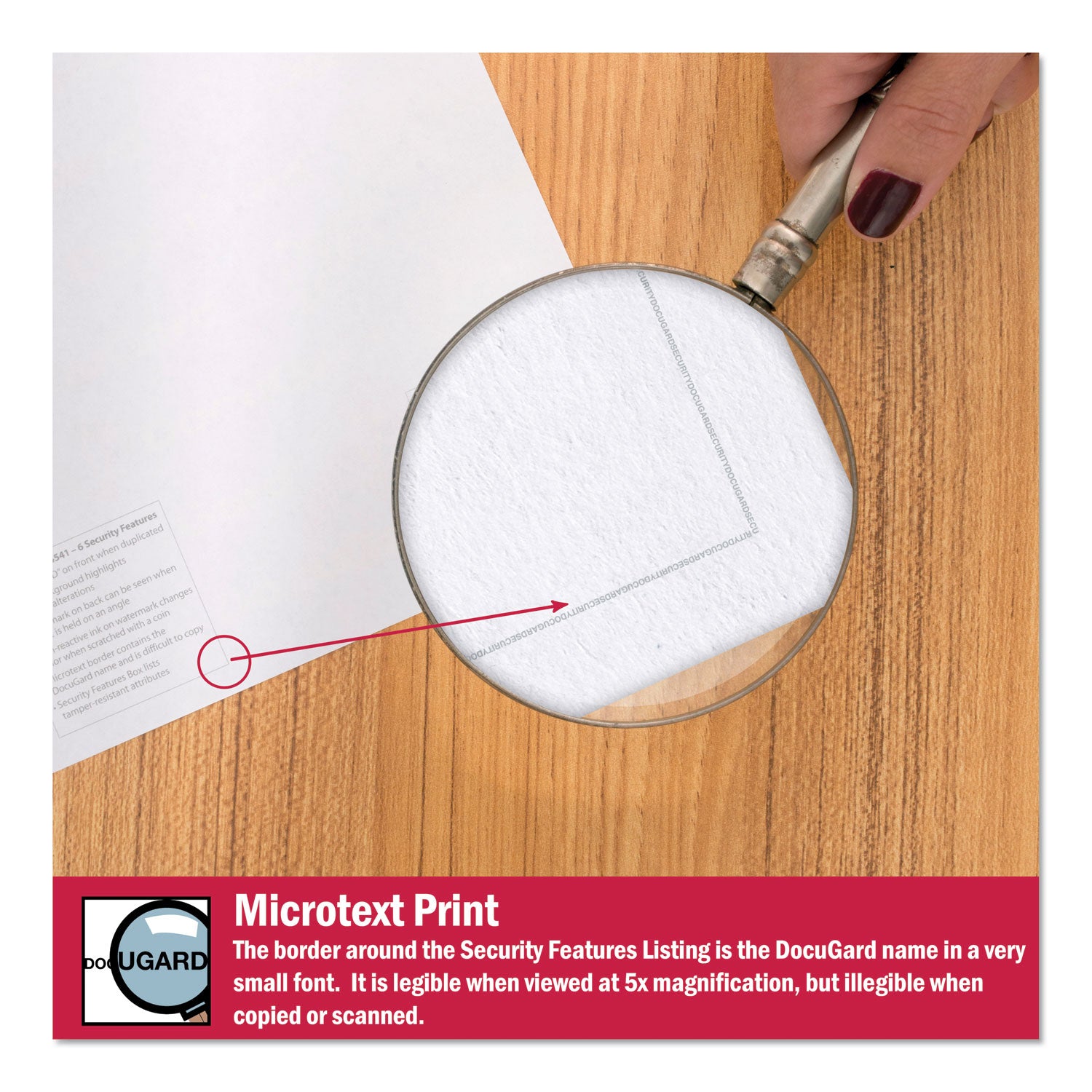 Letter - 8 1/2" x 11" - 24 lb Basis Weight - Tamper Resistant, CMS Approved - Blue - 500 / Ream