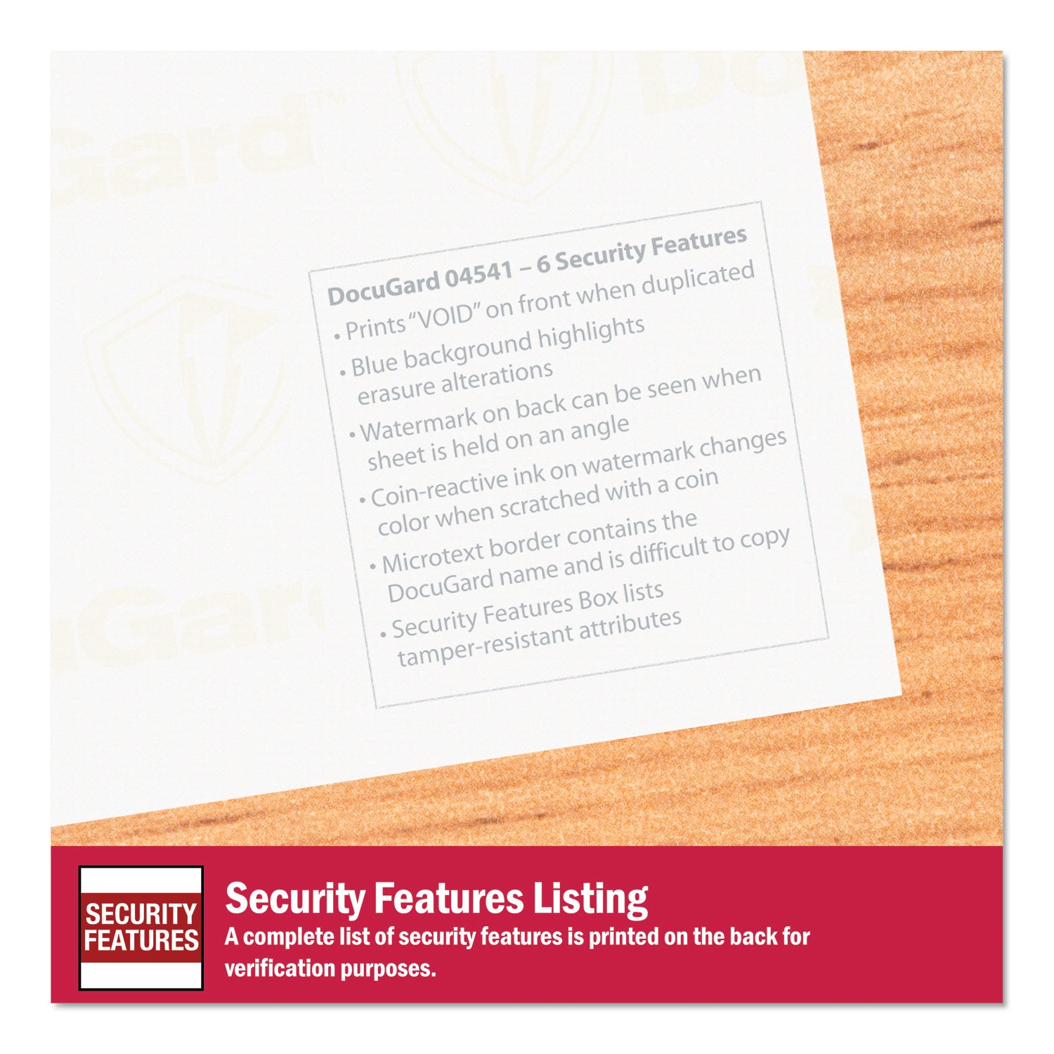 Letter - 8 1/2" x 11" - 24 lb Basis Weight - Tamper Resistant, CMS Approved - Blue - 500 / Ream