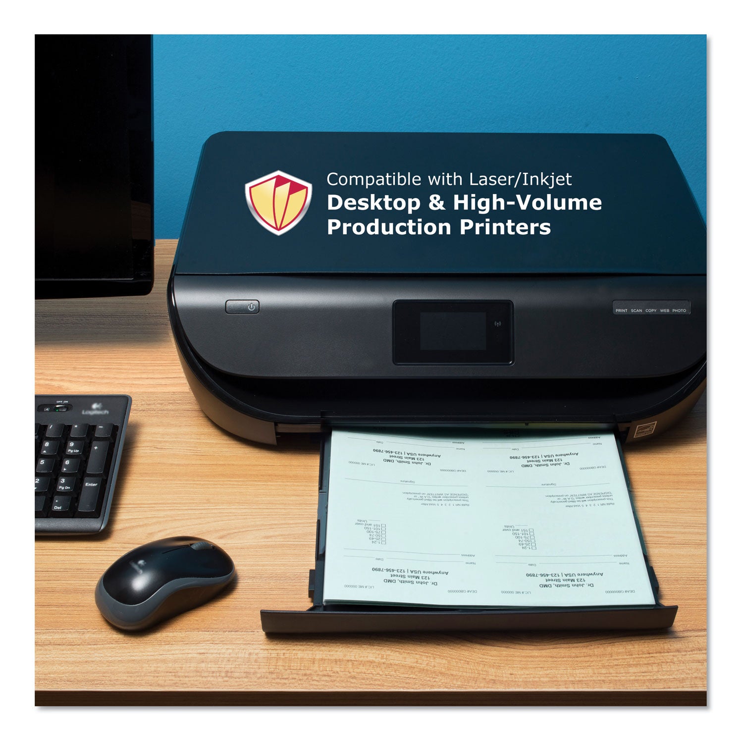 DocuGard Advanced Medical Security Paper - Letter - 8 1/2" x 11" - 24 lb Basis Weight - Tamper Resistant, Erasure Protection, Watermarked, CMS Approved - Green - 500 / Ream