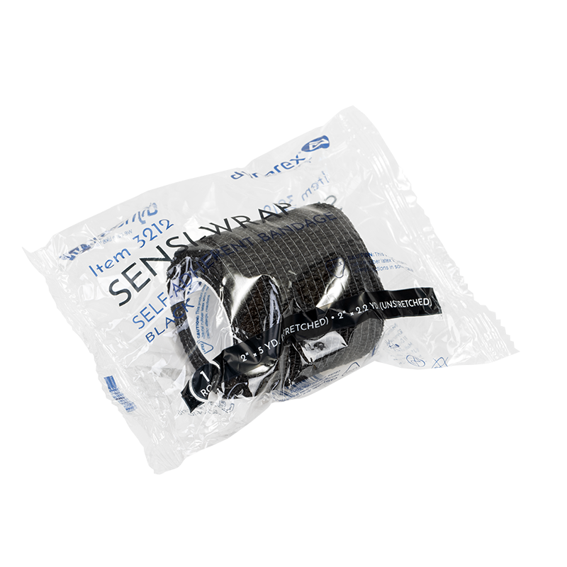 Sensi Wrap, Self-Adherent, 2" x 5 yd Black - 36 pcs per Case
