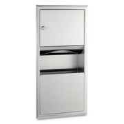 Classicseries Recessed Paper Towel Dispenser/waste Receptacle, 14 X 3.94 X 28, Stainless Steel