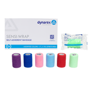 Sensi Wrap, Self-Adherent - Latex Free, 3" x 5 yd Assorted - 24 Boxes per Case